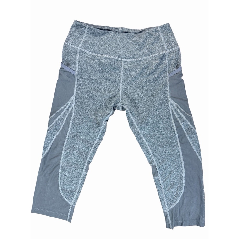 Gymshark Capri Leggings Womens Small Gray High Waist Cropped Workout Pants
